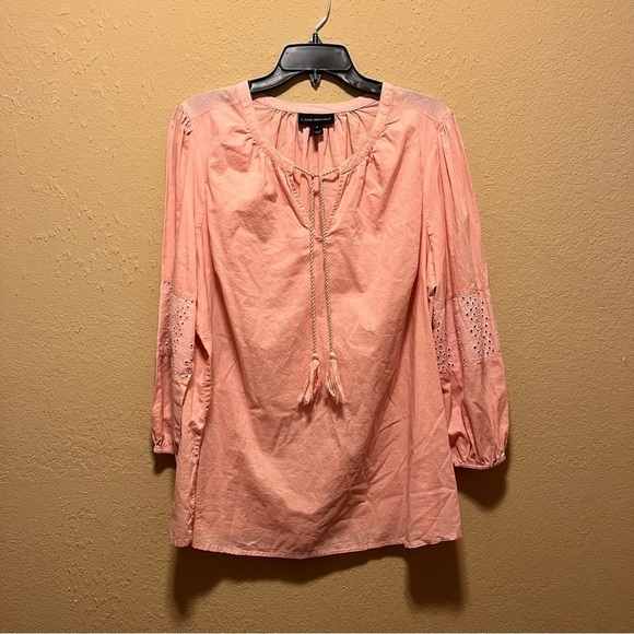 Lane Bryant Long Sleeve, Light Weight, Woman’s Pink Shirt, Size 14 - Picture 3 of 7